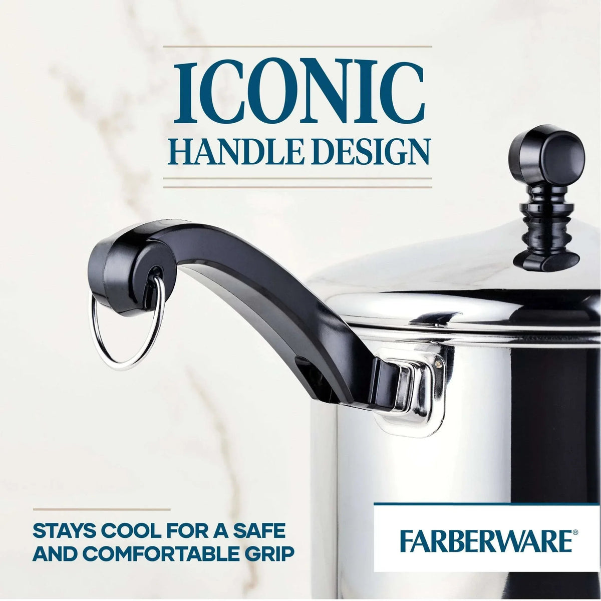 Farberware Classic Series 3 Quart Stainless Steel Sauce Pan with Lid, Induction Compatible, Metal Utensil and Dishwasher Safe, Stainless Steel