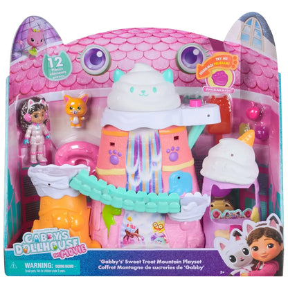 Gabby's Dollhouse: Sweet Treat Mountain Playset with Figure Collectibles for Ages 3 and Up