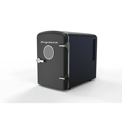 Frigidaire, 6 Can/4L Mini Personal Retro Fridge Cooler, EFMIS229, Black
