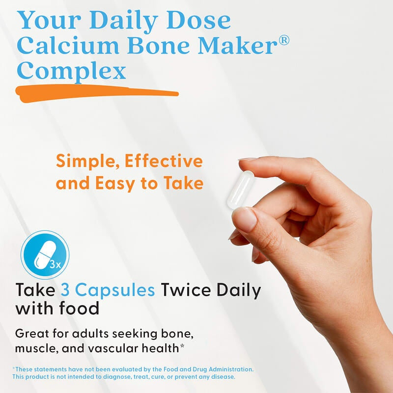 Doctor's Best, Calcium Bone Maker® Complex, 180 Capsules