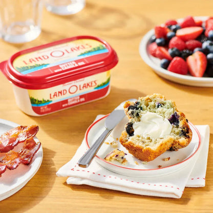 Land O Lakes Butter with Canola Oil, Spreadable, 24 oz Tub
