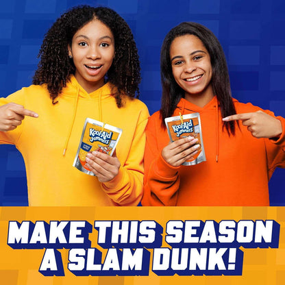 Kool-Aid Jammers Orange Juice Drink Pouches Basketball Edition, 6 fl oz (40 Pack)