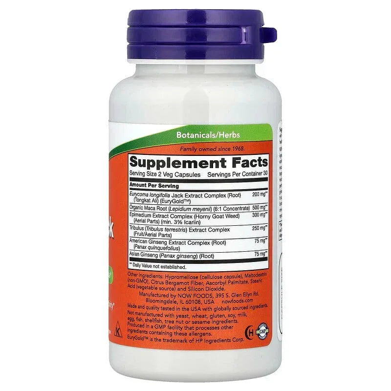 NOW Foods, TestoJack, Veg Capsules