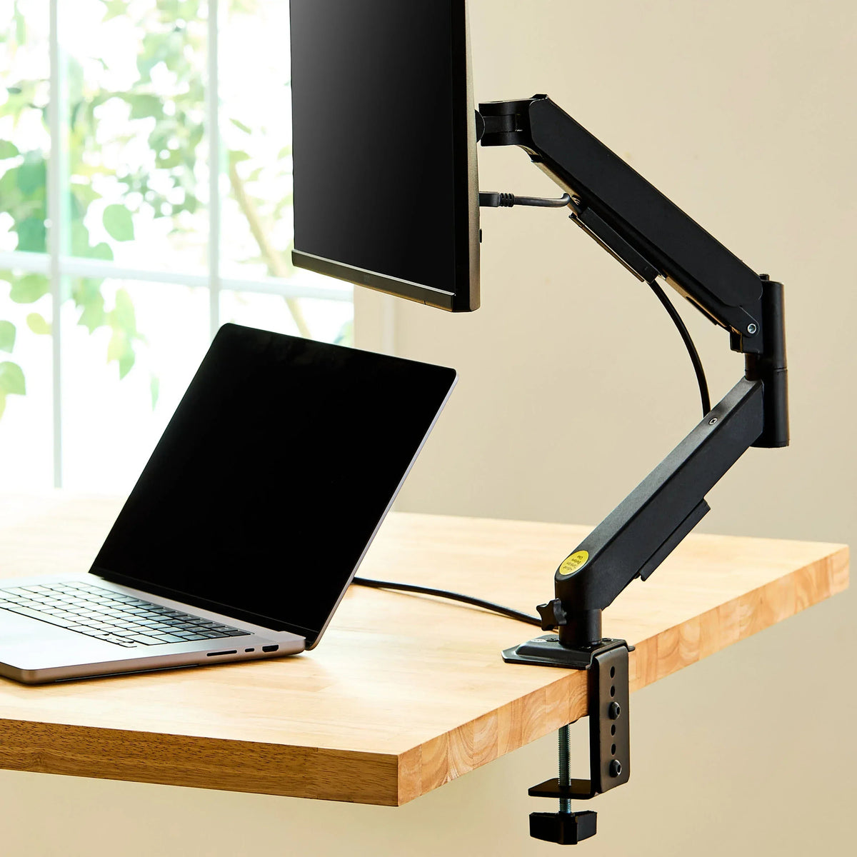 onn Spring Assisted Desk Mount for 13" to 32" Monitors/TVs, 3x Load Tested, Holds up to 19.8 lbs.