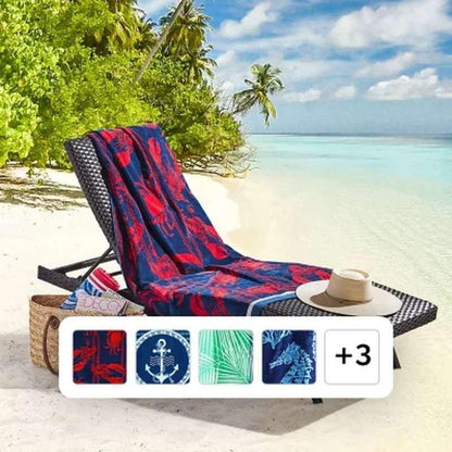 Member's Mark Set of 2 Oversized Beach Towels, 40" X 72", Assorted Designs