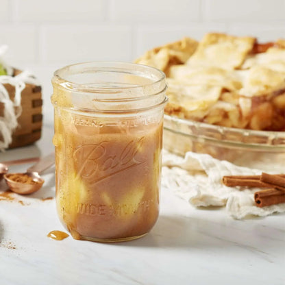 Ball, Glass Mason Jars with Lids & Bands, Wide Mouth, Clear, 16 oz, 12 Count