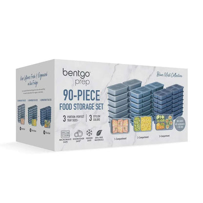 Bentgo 90 Piece Meal Prep Set (Assorted Colors)
