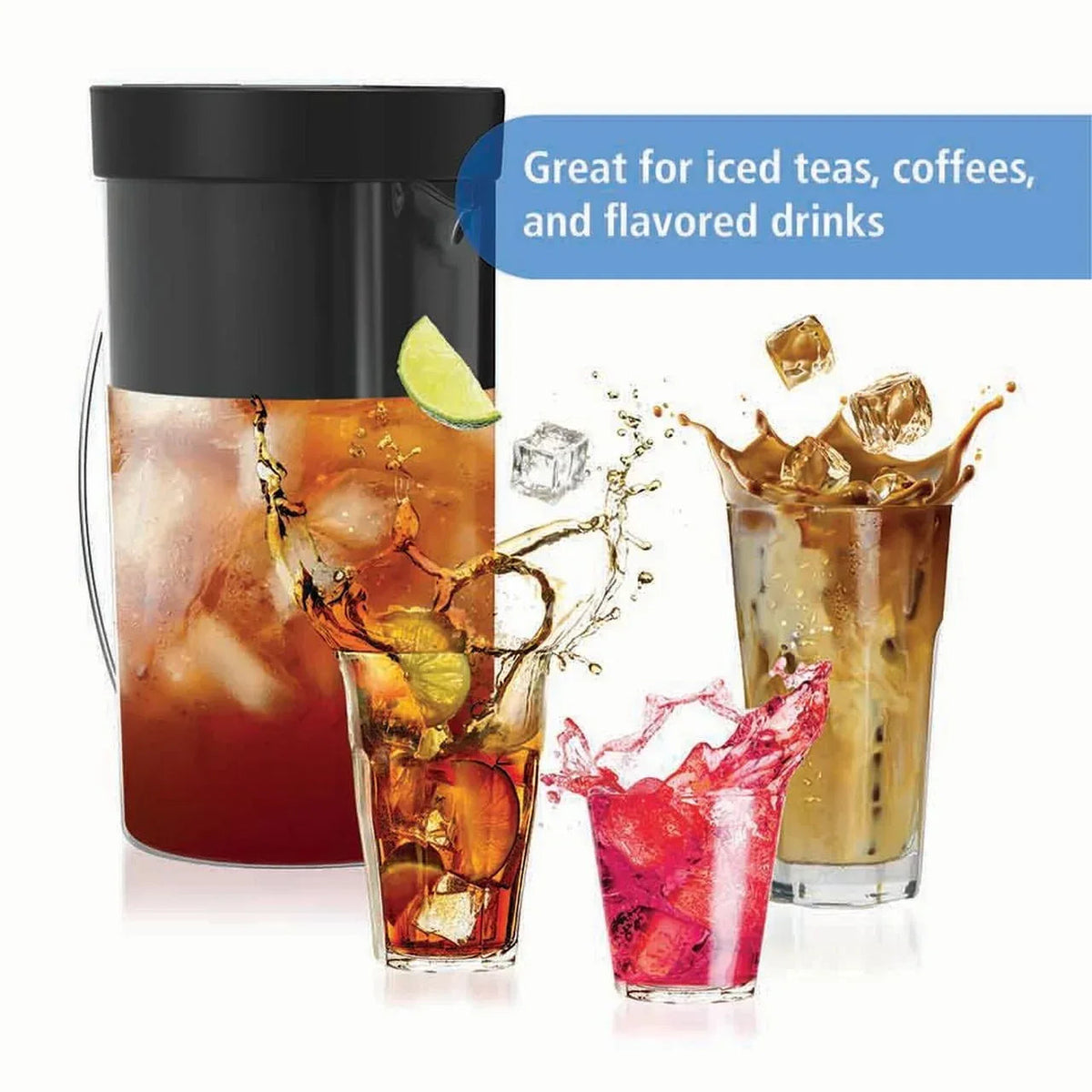 Mainstays 2-Quart Iced Tea and Iced Coffee Maker, 8-Cup