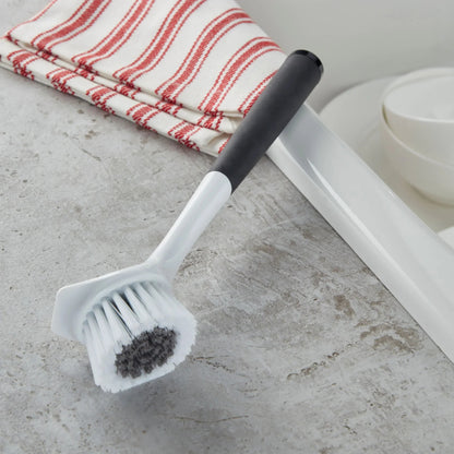 KitchenAid Round Sink Angled Brush with Black Soft Touch Handle