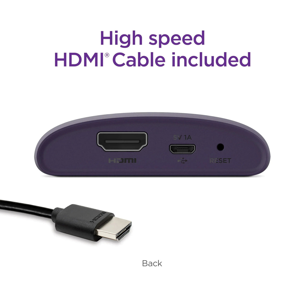 Roku LE HD Streaming Media Player with High Speed HDMI Â® Cable and Simple Remote