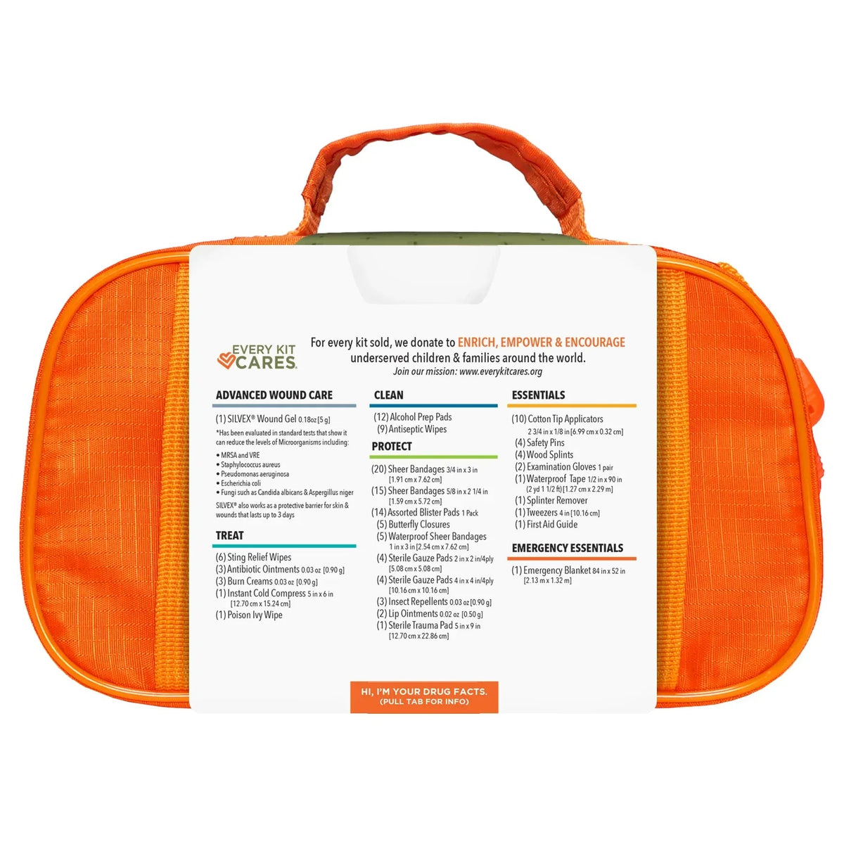 Be Smart Get Prepared Outdoor First Aid - Happy Wanderer, 134 Piece