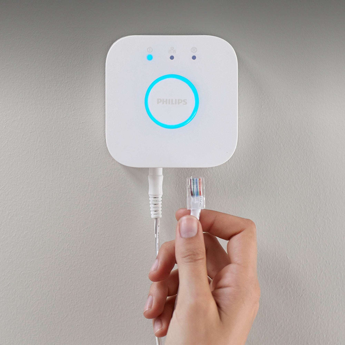 Philips Lighting Hue Bridge Wireless Lighting System Central Control Unit