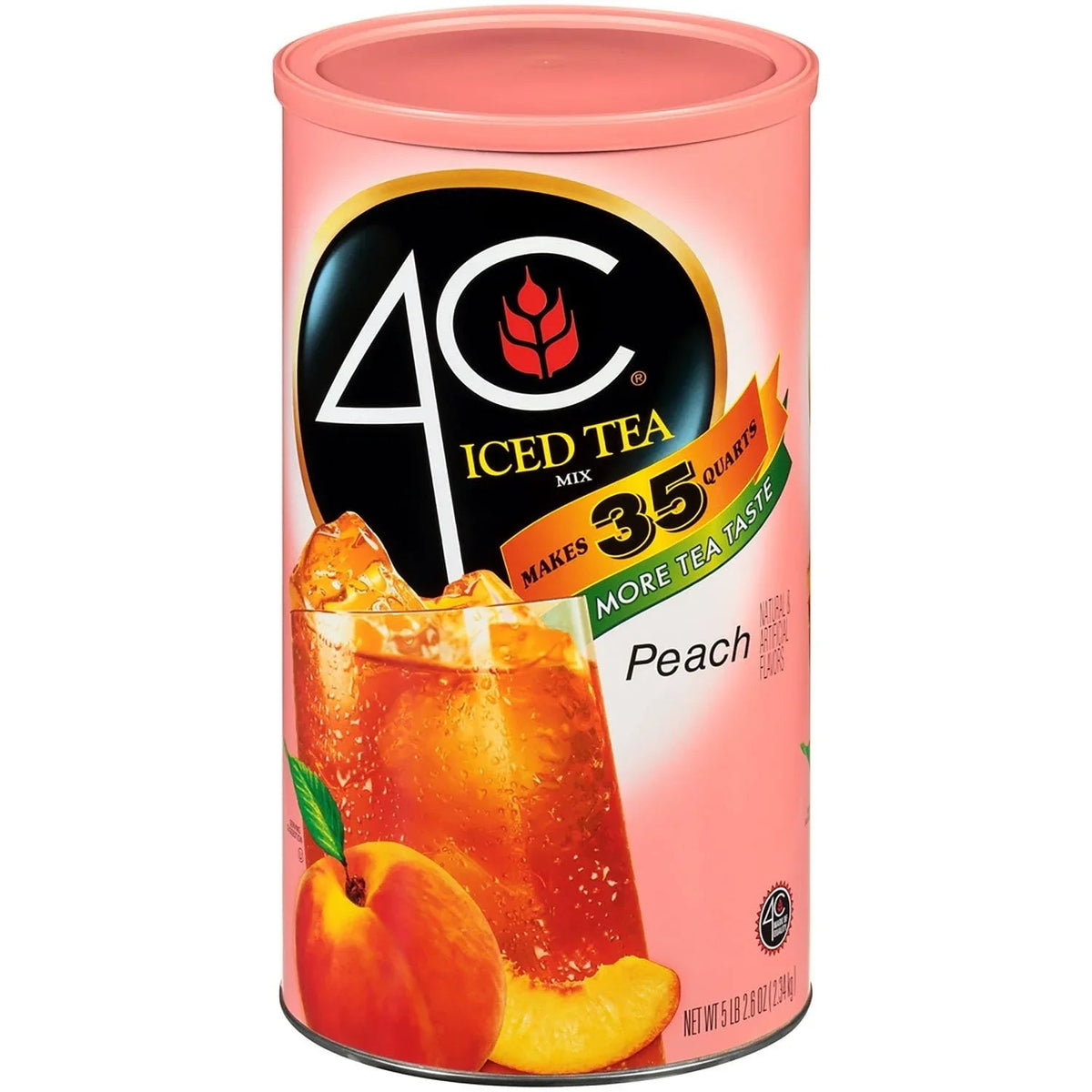 4C Peach Iced Tea Mix, 82.6 oz.