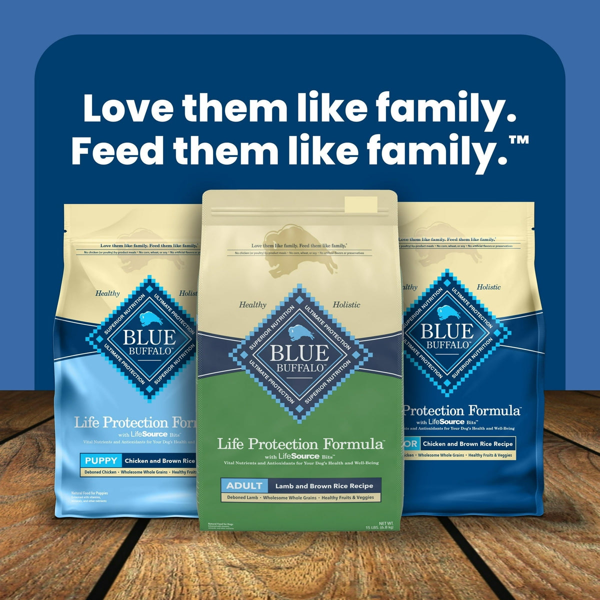 Blue Buffalo Life Protection Formula Adult Dry Dog Food, Lamb & Brown Rice