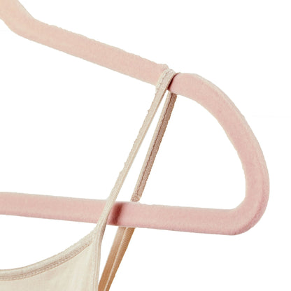 Better Homes & Gardens Velvet Adult Clothing Hangers, Beige, Non-Slip, Space Saving, 30 Count