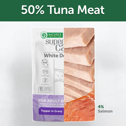 Nature's Protection Superior Care Tuna Fish Topper Wet Dog Food, Adult, 2.46 oz Pouch (24-Pack)