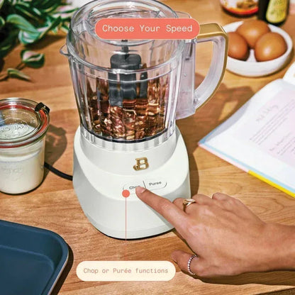 Beautiful 3-Cup Food Chopper, by Drew Barrymore