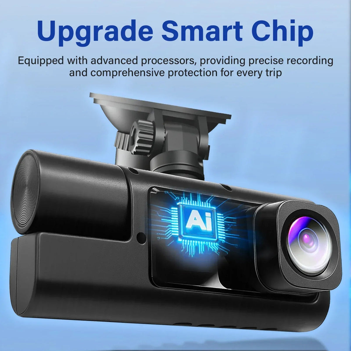 Dash Cam Front and Rear, 1080P Dash Camera for Cars, Bluetooth Car Camera, Built-in Wi-Fi, Night Vision, GPS, Parking Mode
