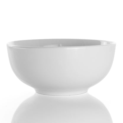 Elama Luna 18 Piece Porcelain Dinnerware Set in White