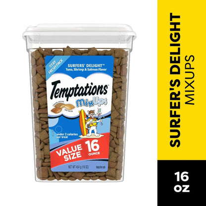 Temptations Mixups Surfer'S Delight Flavor Crunchy And Soft Cat Treats