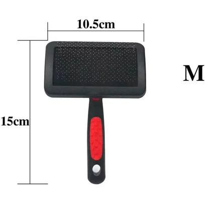 LL Goods Self-Cleaning Slicker Brush for Pets – Removes Mats, Tangles, and Shedding, Perfect for Indoor and Outdoor Use