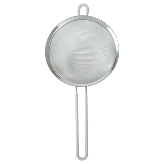 Mainstays 8" Stainless Steel Fine Mesh Strainer, Silver
