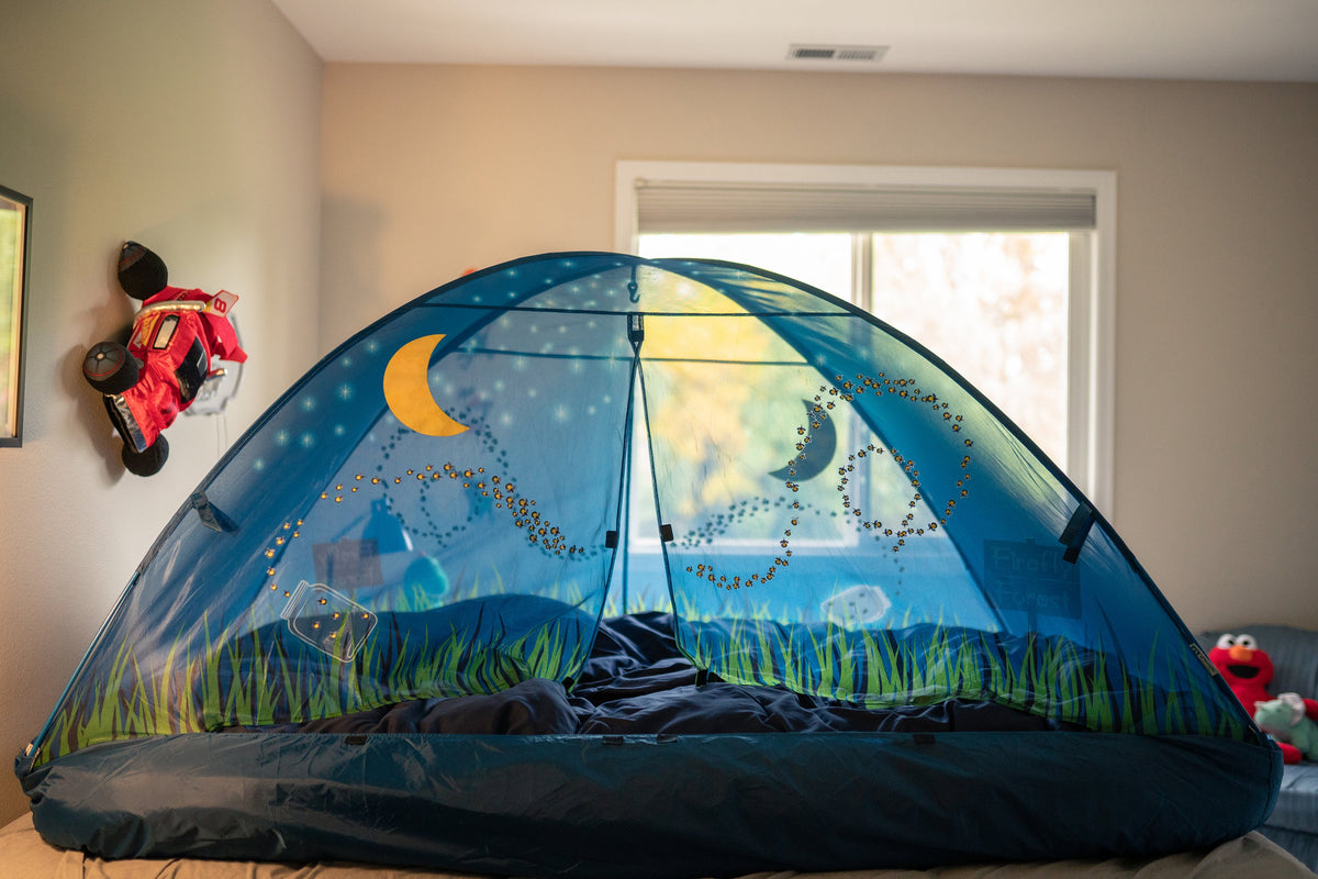 Pacific Play Tents Glow in The Dark Firefly Bed Tent, Child