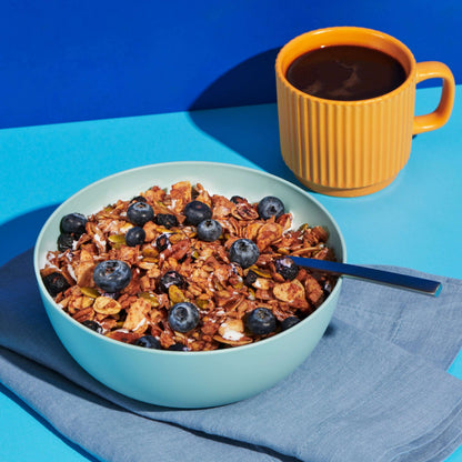 NuTrail Nut Granola Cereal, Blueberry Cinnamon, No Sugar Added, Keto, Gluten Free, 11 oz. 1 Count