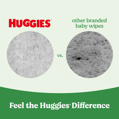 Huggies Natural Care Sensitive Baby Wipes, Unscented, 1 Soft Pack (16 Wipes Total) (Select for More)