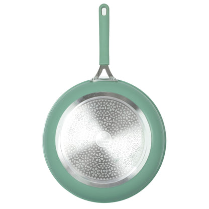 The Pioneer Woman 12-inch Ceramic Nonstick Aluminum Fry Pan, Green