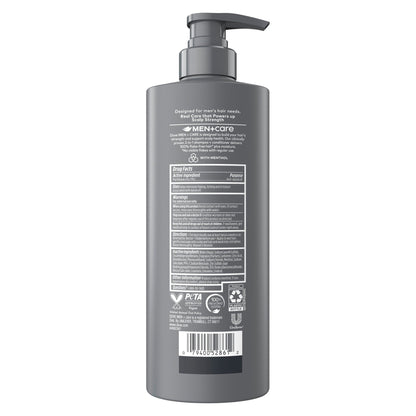 (4 pack) Dove Men+Care 2-in-1 Shampoo + Conditioner to Moisturize Hair & Scalp, Dandruff Defense with Pyrithione Zinc, 18 fl oz 1 count