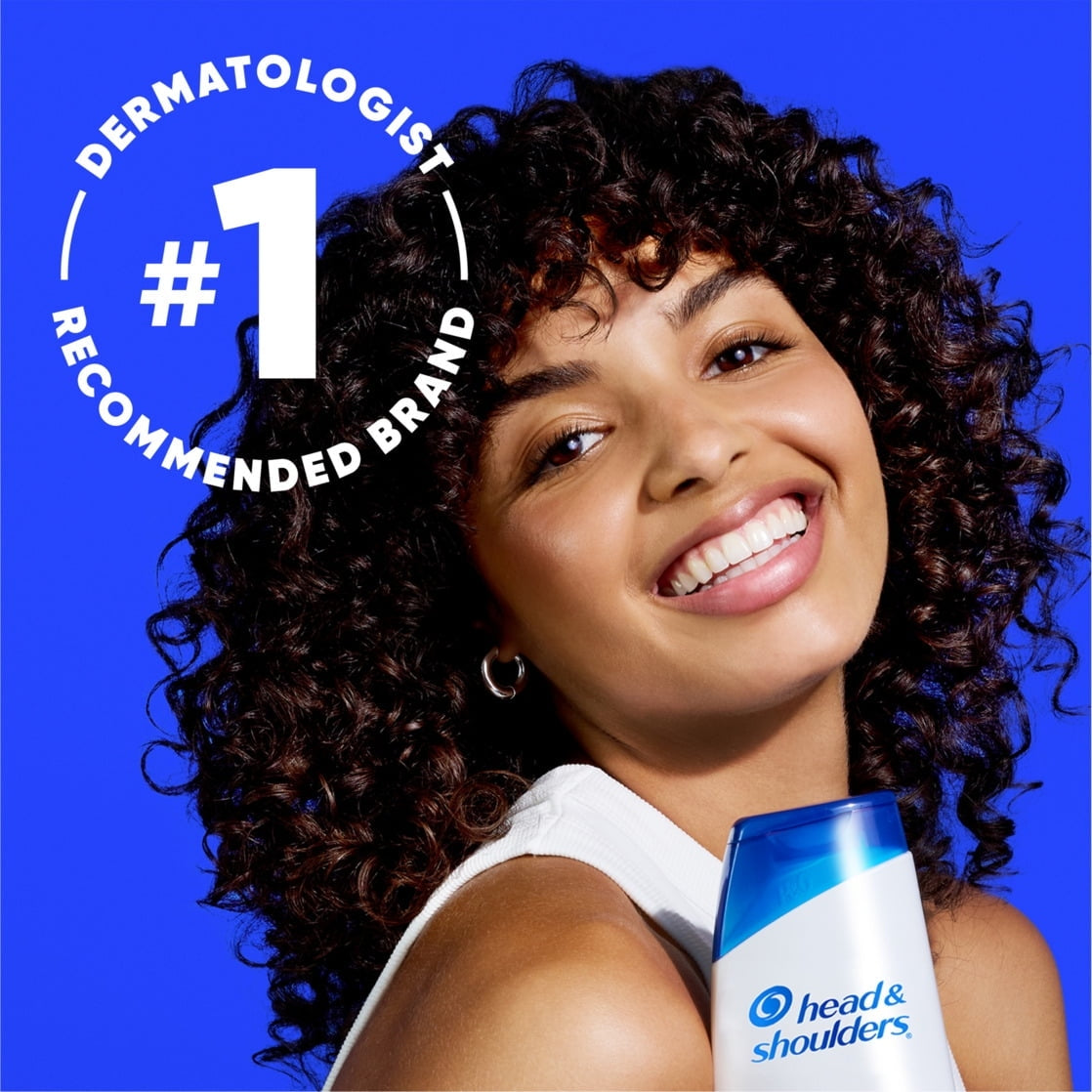 (4 pack) Head and Shoulders Mens 2 in 1 Dandruff Shampoo and Conditioner, Anti-Dandruff Treatment, Bourbon for Daily Use, Paraben Free, 28.2 oz