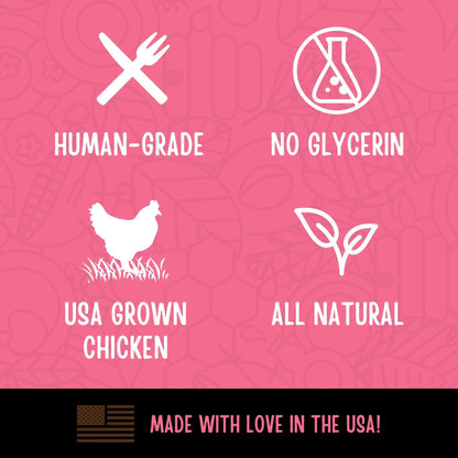 Full Moon All Natural Human Grade Dog Treats, Chicken Strips, 12 Oz.