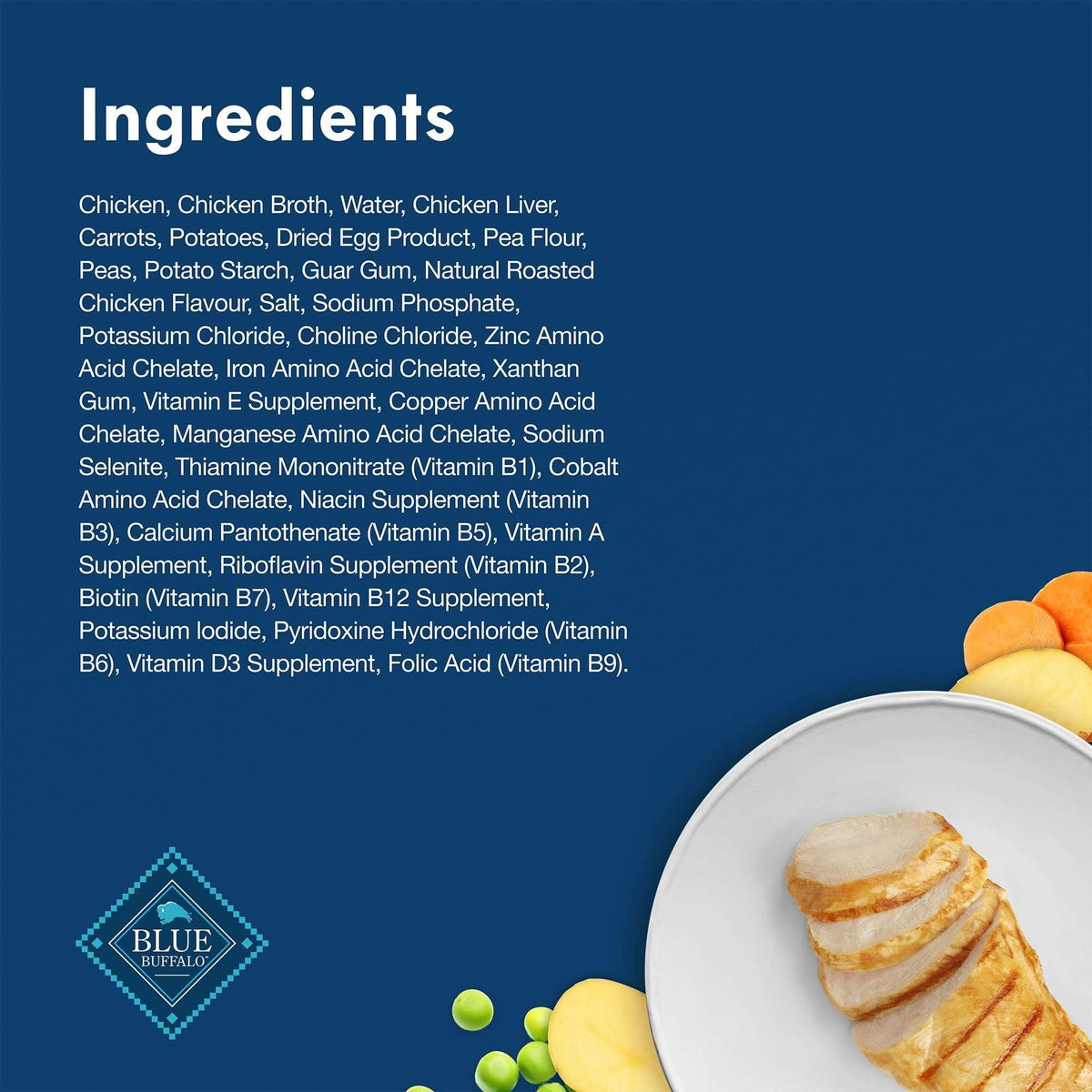 Blue Buffalo Delights Small Breed Roasted Chicken Flavor in Hearty Gravy Wet Dog Food for Adult Dogs, Grain-Free, 3.5 oz. Cup