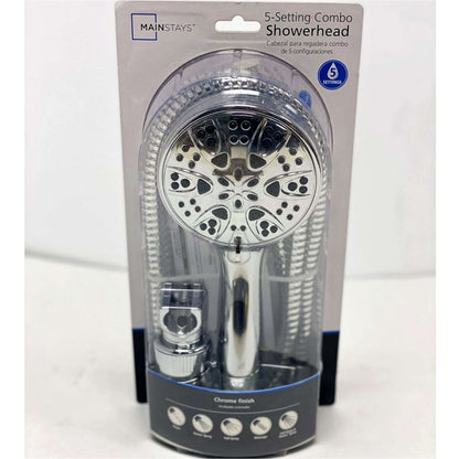 Mainstays Showerhead in Chrome Finish
