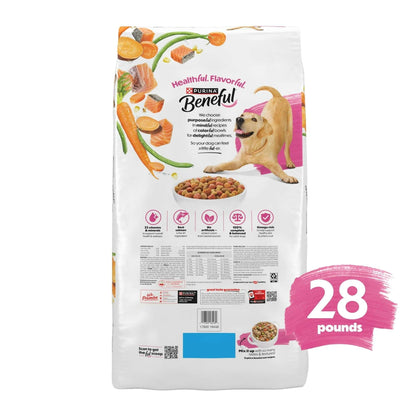Purina Beneful Originals with Natural Salmon Natural Dry Dog Food Formula with Added Vitamins, Minerals and Nutrients