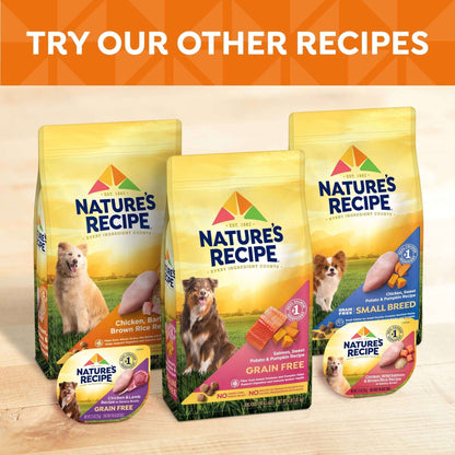 Nature's Recipe Grain Free Salmon, Sweet Potato & Pumpkin Dry Dog Food