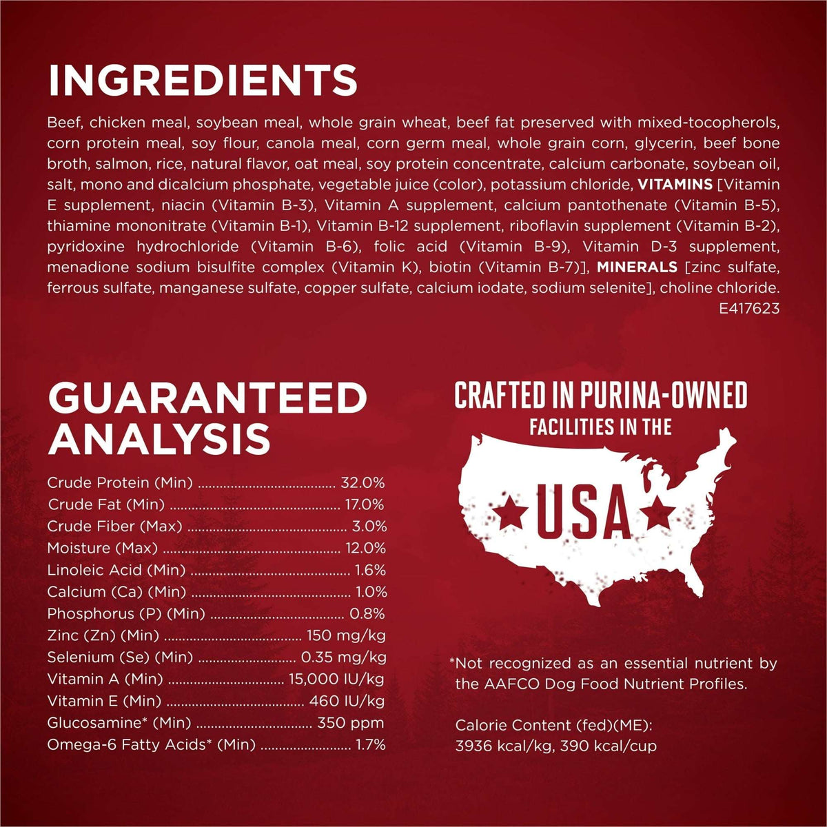 Purina ONE True Instinct Dry Dog Food for Adults, High Protein with Real Beef & Salmon