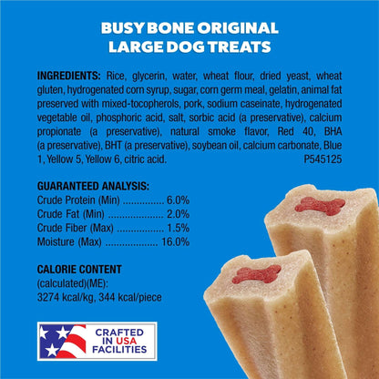 Purina Busy Bone Original Chew Large Dog Chew Treats, 21 oz.
