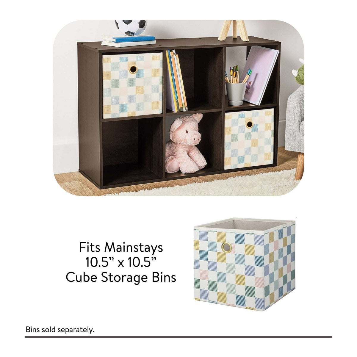 Mainstays 6 Cube Storage Organizer