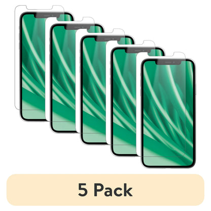 onn Corning Glass Screen Protector for iPhone® 11 and iPhone® XR, Made with Durable Glass by Corning™ for Ultimate Protection, Includes Easy Application Tray