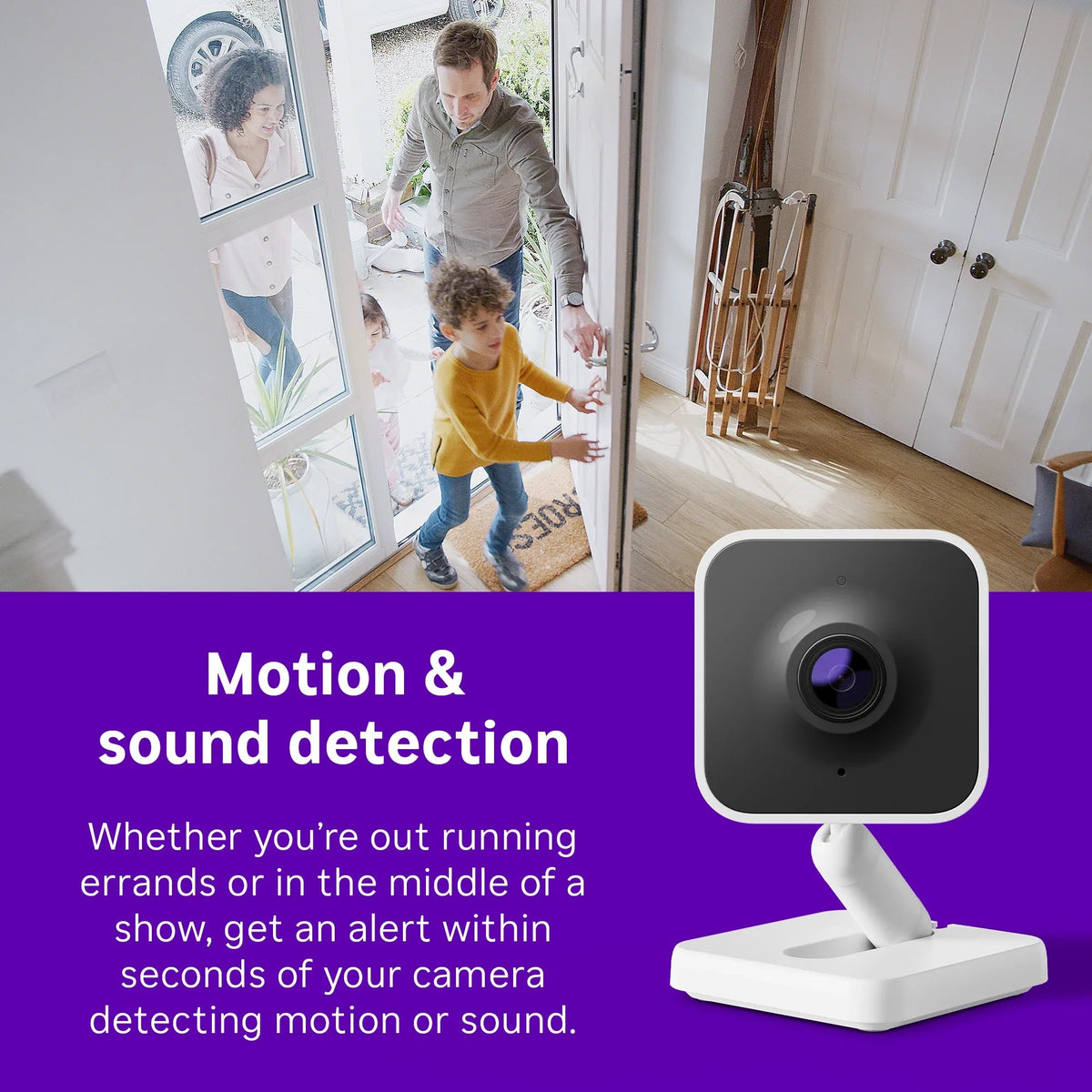 Roku Indoor Camera SE - Home Security - 2-Pack - Wired Security Camera with 1080p HD & Wi-Fi 6
