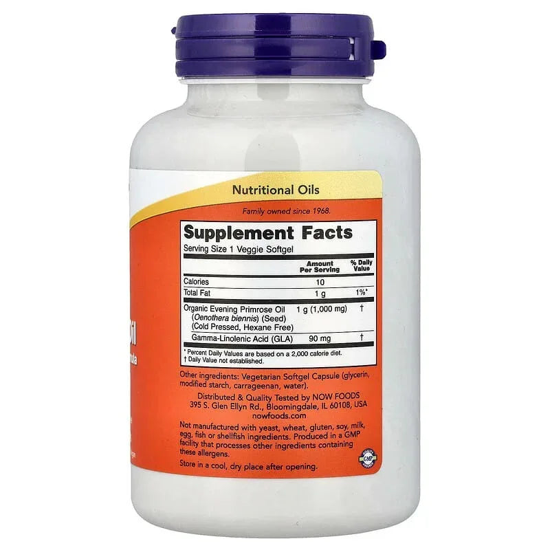NOW Foods, Evening Primrose Oil, Softgels