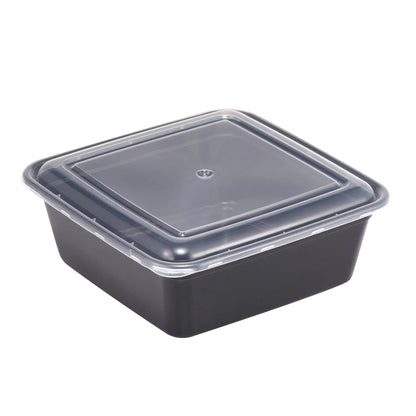 Mainstays 8 Cup Tall Square Meal Prep Food Storage Container, 5 Pack