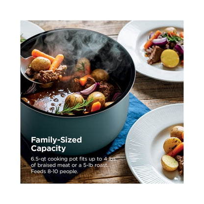 Ninja HyperHeat 8-in-1 6.5 Qt Pressure Cooker, Steam, Slow Cook, Sear, Yogurt & More, with SimpliServe Pot, PC200 Sage Leaf