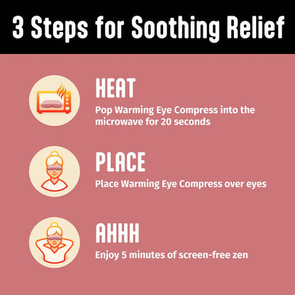 Hot Hands Warming Eye Compress with Comforting Steam Relieves Tired and Dry Eyes, 1 Count