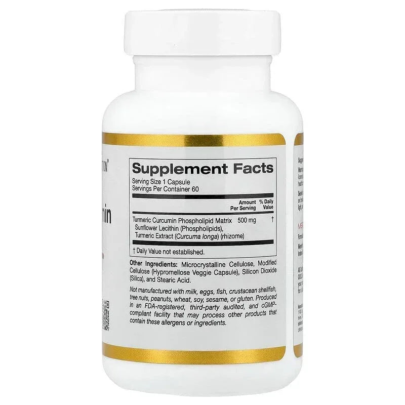 California Gold Nutrition, Phytosome, 300 mg, 60 Veggie Capsules