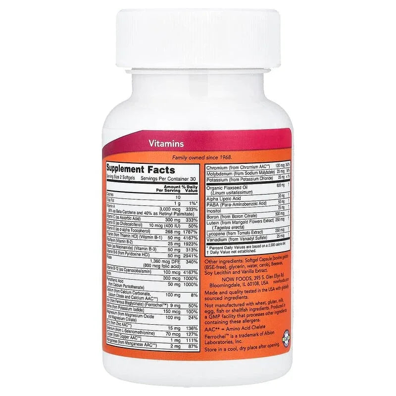 NOW Foods, Liquid Multi Gels, Softgels