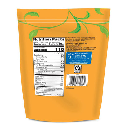Great Value Dried Apricots, 16 oz