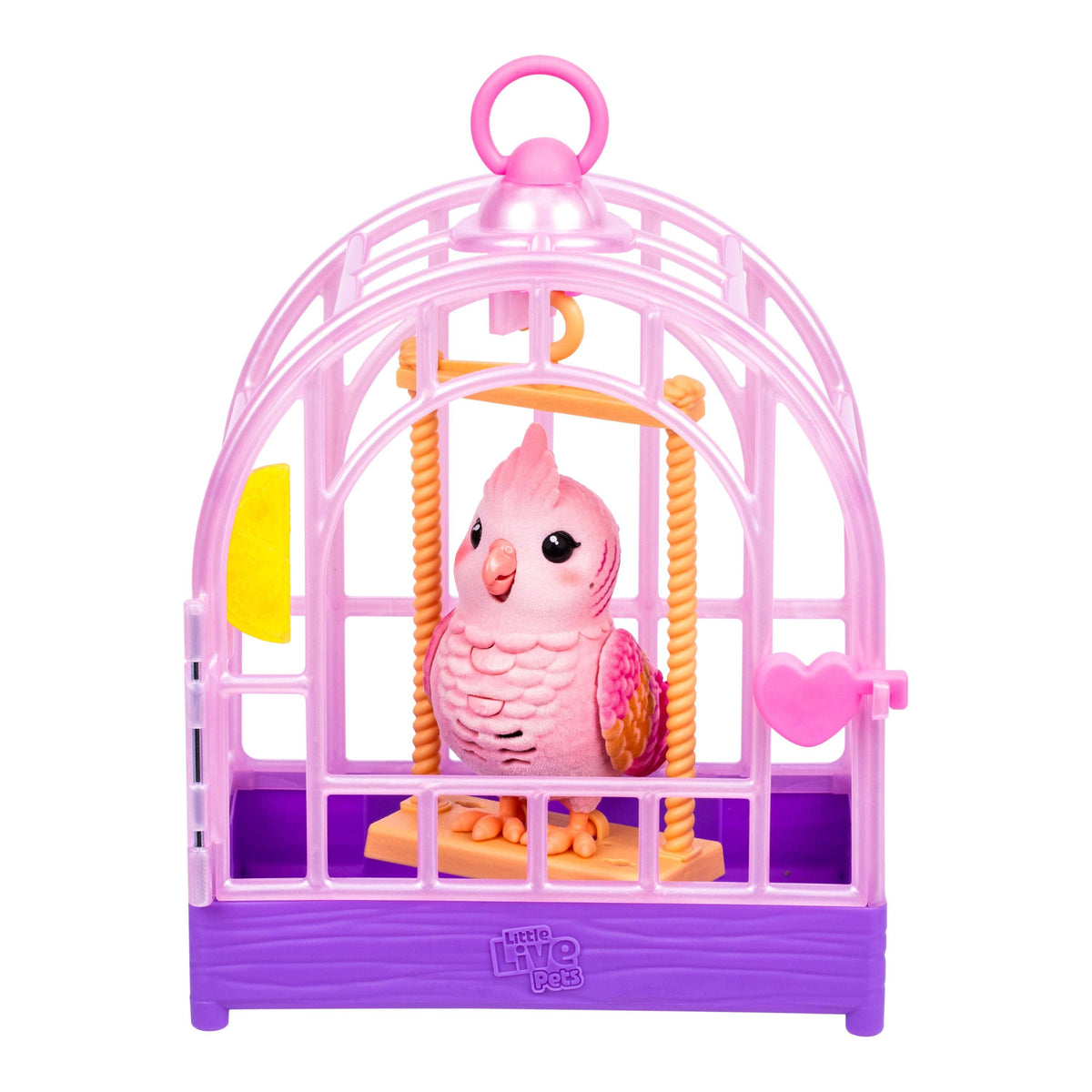 Little Live Pets - Lil' Bird & Bird Cage Rosie, 20 + Sounds, and Reacts to Touch, Ages 5+